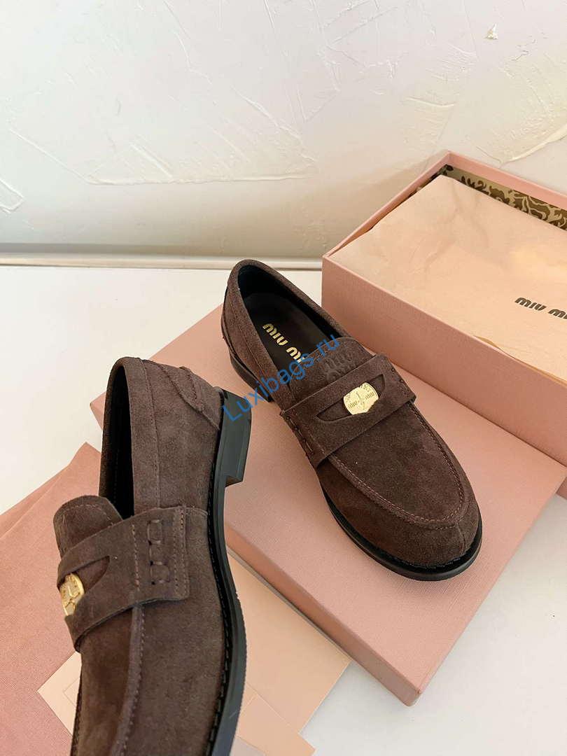 MiuMiu 5D773D Women's Leather loafers Miu8040 | miumiu 5d773d womens leather loafers miu8040 4 miumiu 5d773d womens leather loafers miu8040 4