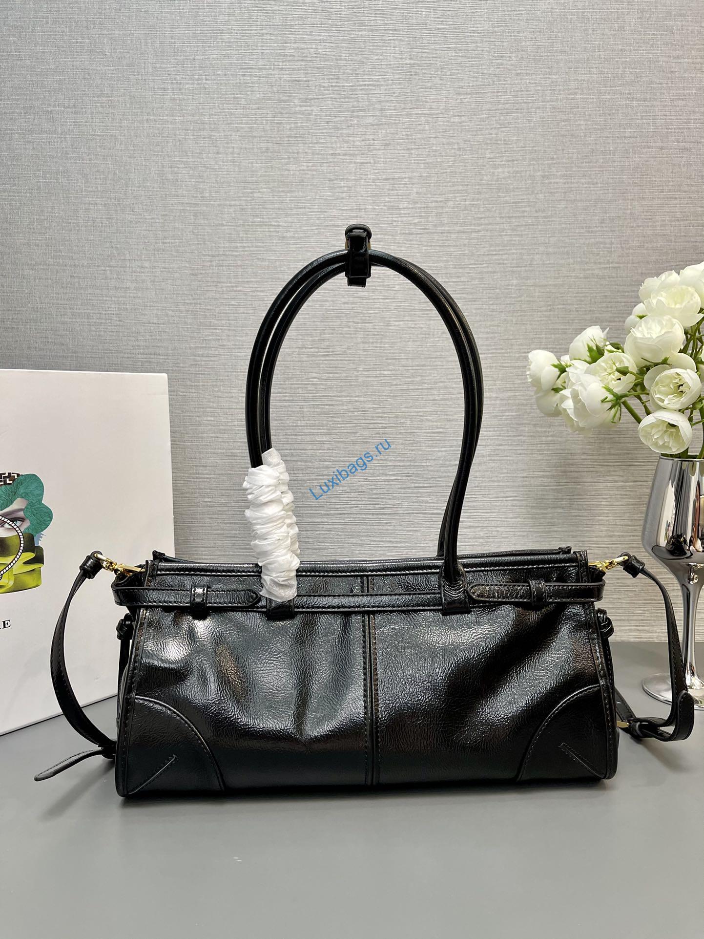 Prada 1BA426 Medium naplak patent leather handbag Black | prada 1ba426 medium naplak patent leather handbag black 02 prada 1ba426 medium naplak patent leather handbag black 02