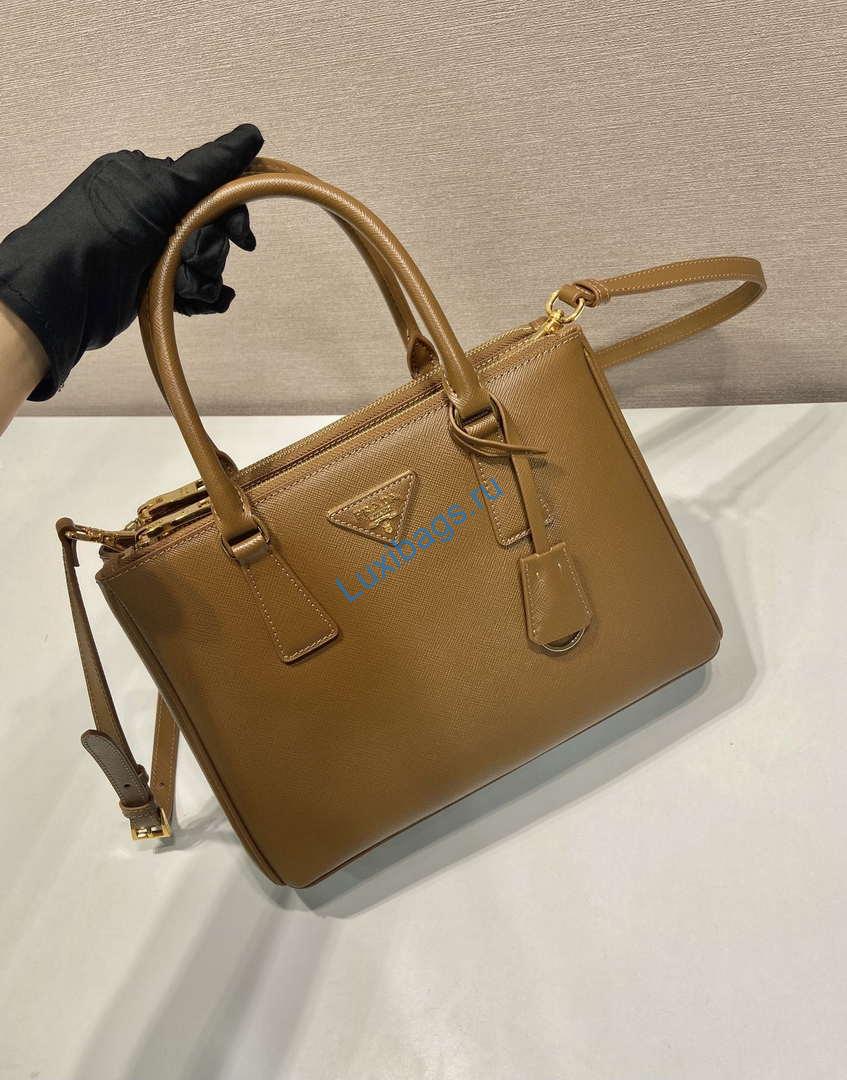 Prada 1BA863 Medium Prada Galleria Saffiano leather bag Cross pattern Natural | prada 1ba863 medium prada galleria saffiano leather bag cross pattern 03 prada 1ba863 medium prada galleria saffiano leather bag cross pattern 03