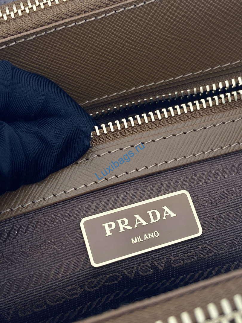 Prada 1BA863 Medium Prada Galleria Saffiano leather bag Cross pattern Natural | prada 1ba863 medium prada galleria saffiano leather bag cross pattern 09 prada 1ba863 medium prada galleria saffiano leather bag cross pattern 09