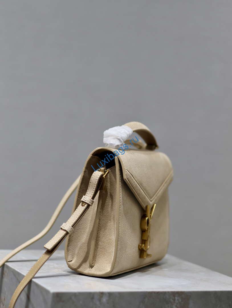 YSL 623930 Cassandra Mini Top Handle In Box Saint Laurent Suede Beige | ysl 623930 cassandra mini top handle in box saint laurent suede beige 06 ysl 623930 cassandra mini top handle in box saint laurent suede beige 06