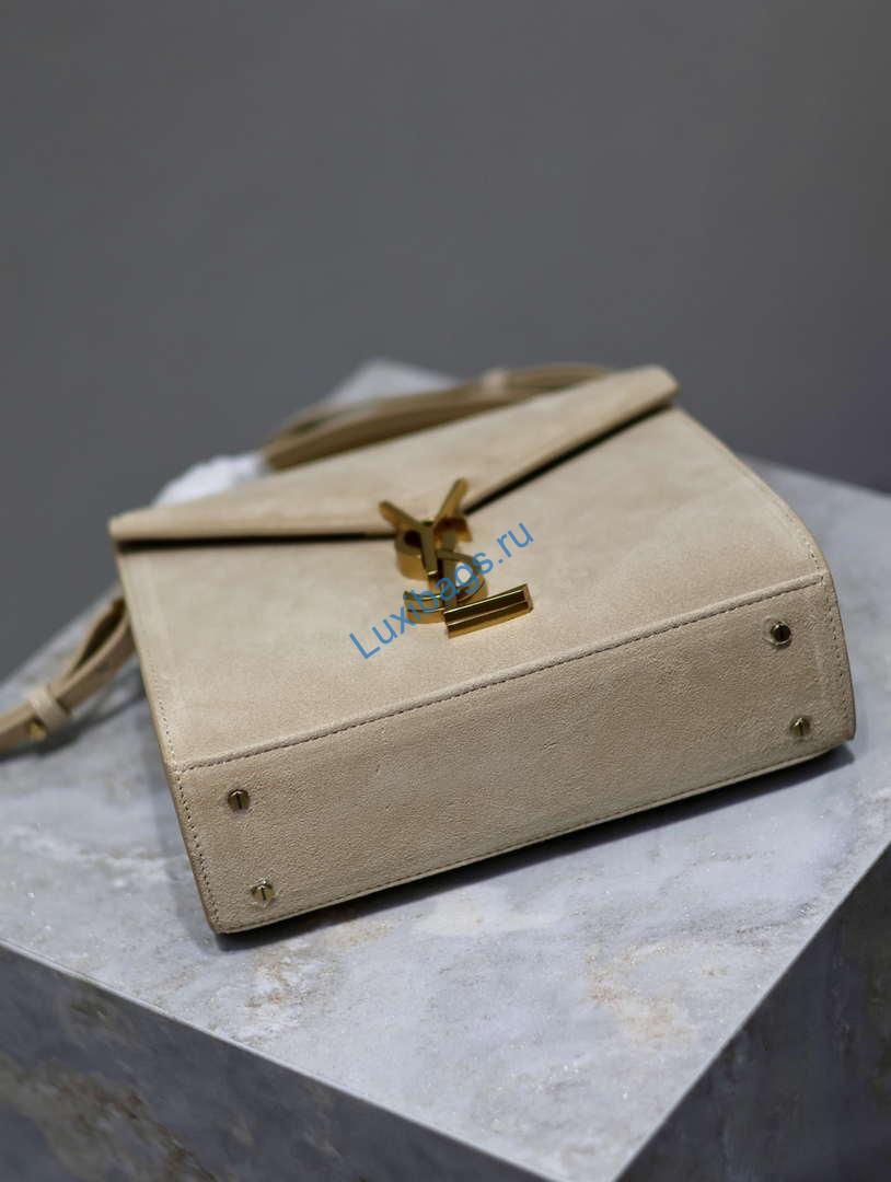 YSL 623930 Cassandra Mini Top Handle In Box Saint Laurent Suede Beige | ysl 623930 cassandra mini top handle in box saint laurent suede beige 08 ysl 623930 cassandra mini top handle in box saint laurent suede beige 08