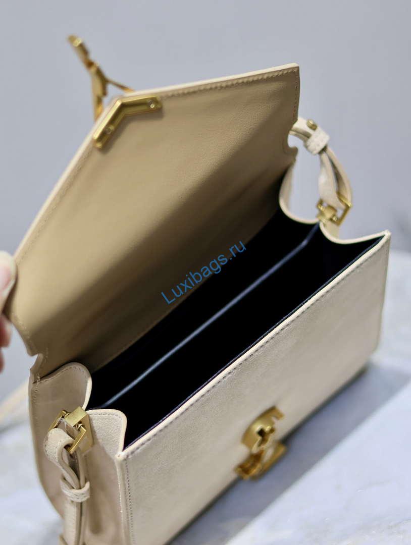 YSL 623930 Cassandra Mini Top Handle In Box Saint Laurent Suede Beige | ysl 623930 cassandra mini top handle in box saint laurent suede beige 09 ysl 623930 cassandra mini top handle in box saint laurent suede beige 09