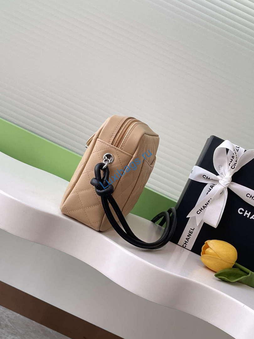 Chanel AS6326 Vintage Camera Case Bag Lambskin Apricot | chanel as6326 vintage camera case bag lambskin apricot 05