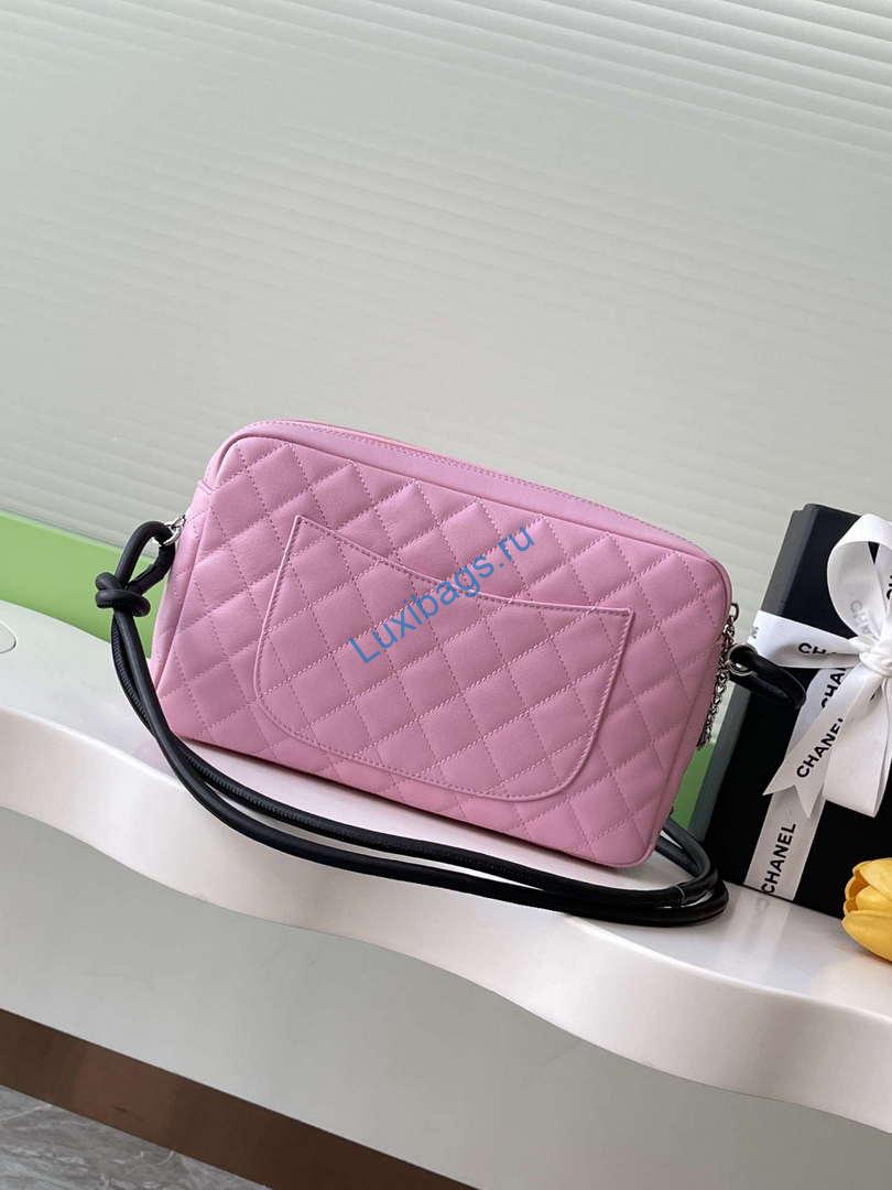 Chanel AS6326 Vintage Camera Case Bag Lambskin Pink | chanel as6326 vintage camera case bag lambskin pink 03