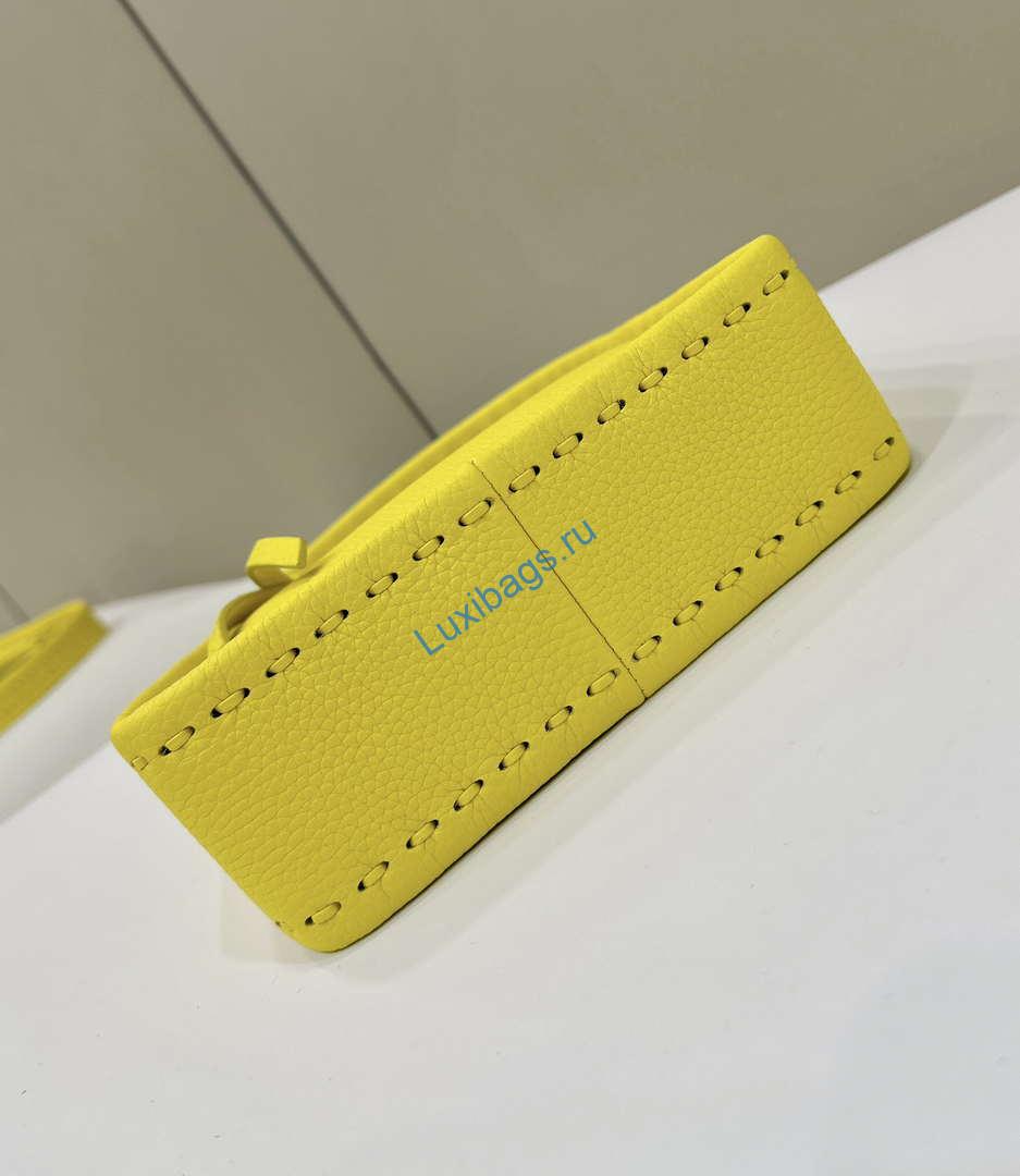 Fendi 8BS094 Mini Fendessence mini bag Yellow 80165A | fendi 8bs094 mini fendessence light blue mini bag 03