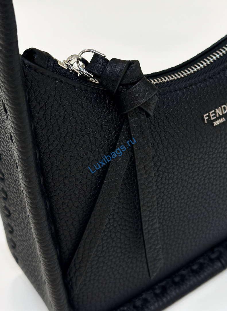 Fendi 8BS094 Mini Fendessence Black mini bag 80165A | fendi 8bs094 mini fendessence light blue mini bag 22