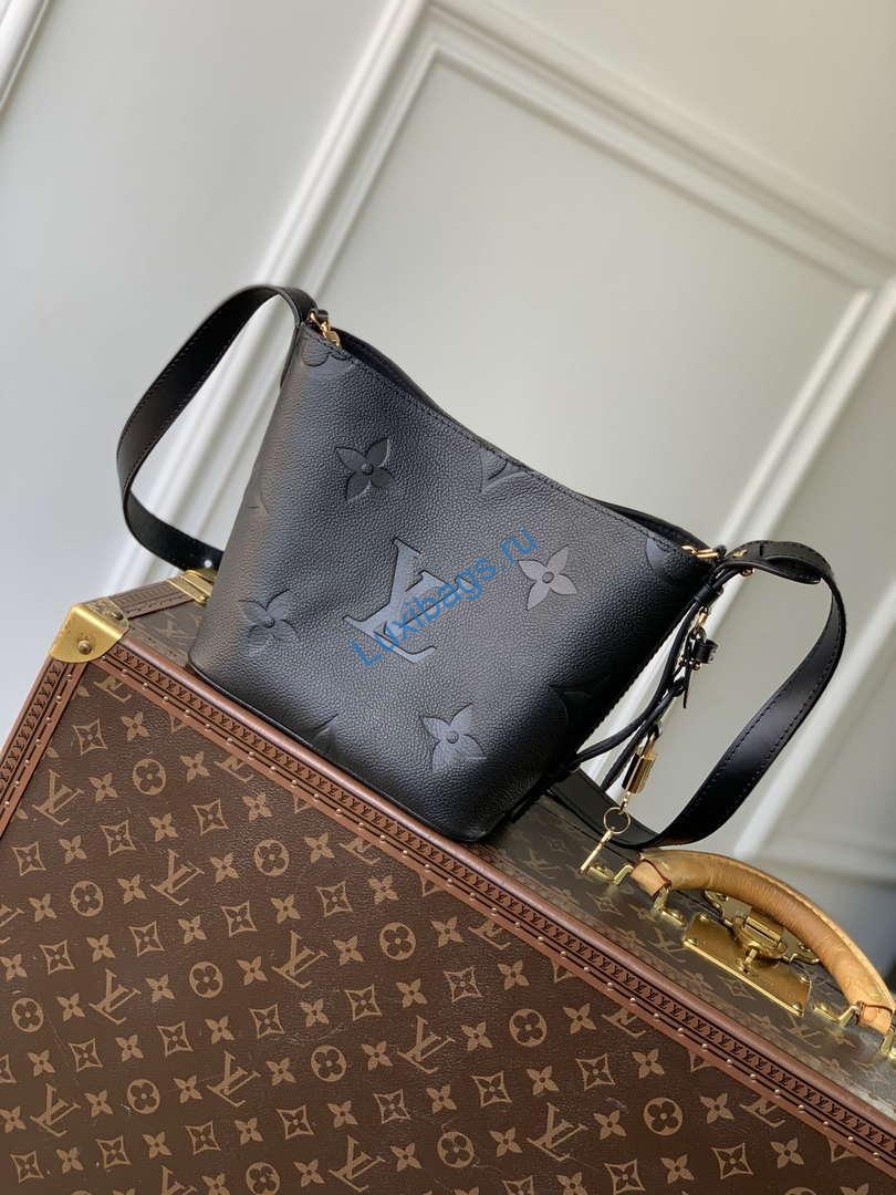 LV M13480 Louis Vuitton All In BB Bag Monogram Empreinte leather Black | lv m13045 louis vuitton all in bb bag monogram empreinte leather black 03