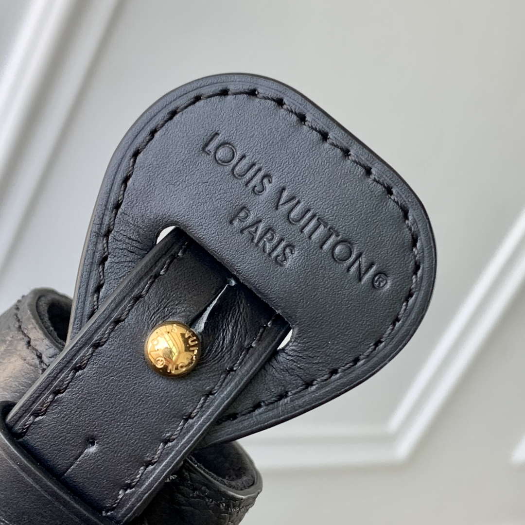 LV M13480 Louis Vuitton All In BB Bag Monogram Empreinte leather Black | lv m13045 louis vuitton all in bb bag monogram empreinte leather black 05