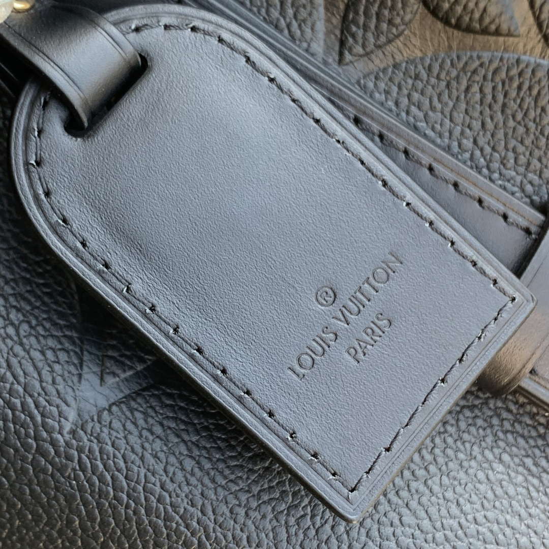 LV M13480 Louis Vuitton All In BB Bag Monogram Empreinte leather Black | lv m13045 louis vuitton all in bb bag monogram empreinte leather black 07