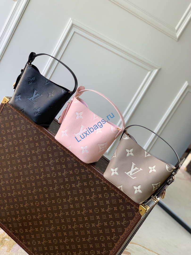 LV M13480 Louis Vuitton All In BB Bag Monogram Empreinte leather Black | lv m13045 louis vuitton all in bb bag monogram empreinte leather black 10