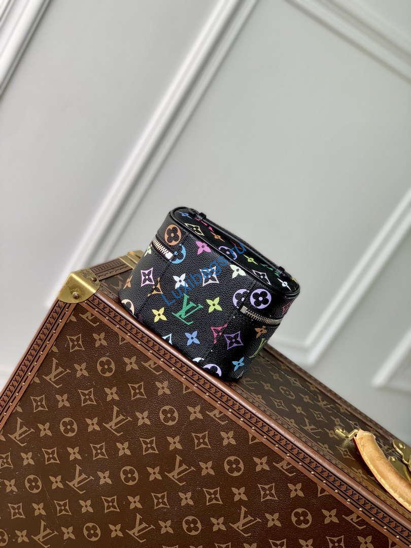 LV M14033 Louis Vuitton LV x TM Nice Nano Vanity Case Multicolored Black | lv m14033 louis vuitton lv x tm nice nano vanity case multicolored 003