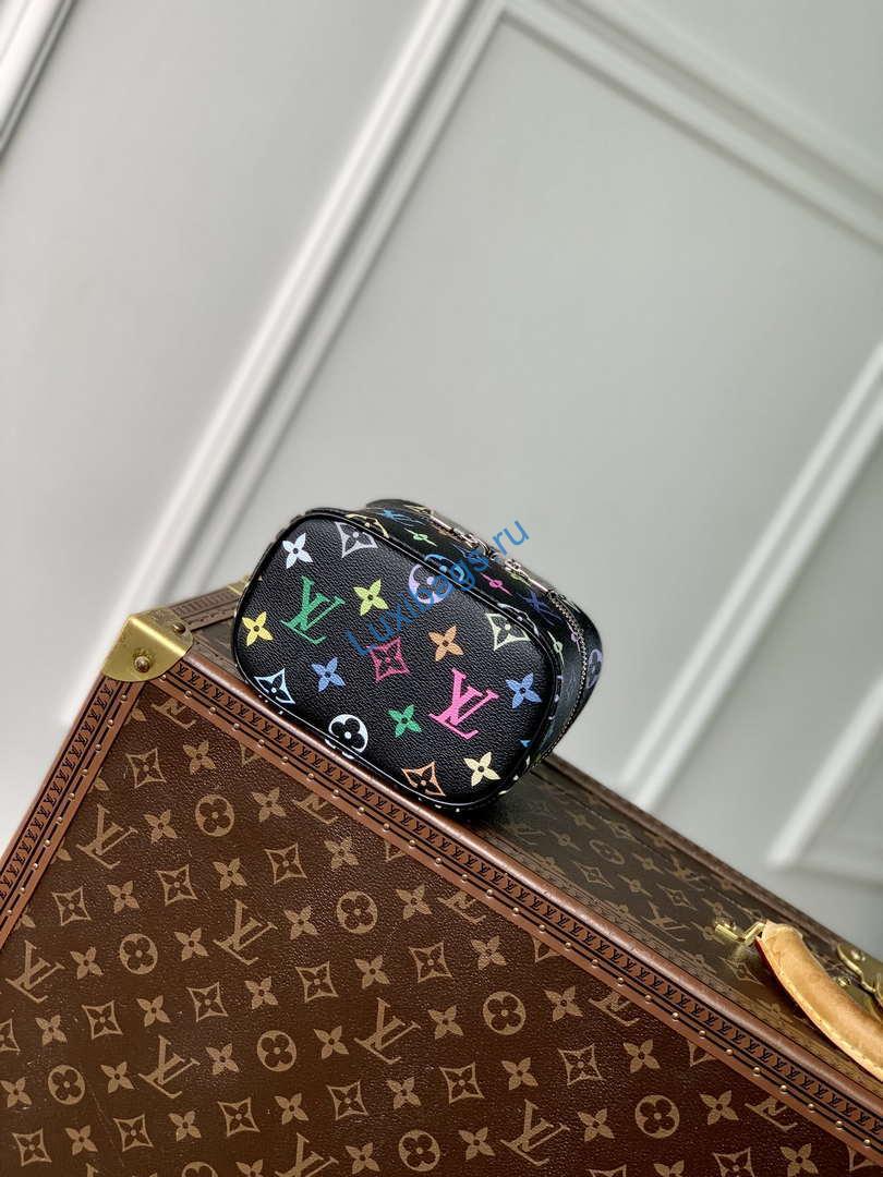 LV M14033 Louis Vuitton LV x TM Nice Nano Vanity Case Multicolored Black | lv m14033 louis vuitton lv x tm nice nano vanity case multicolored 004