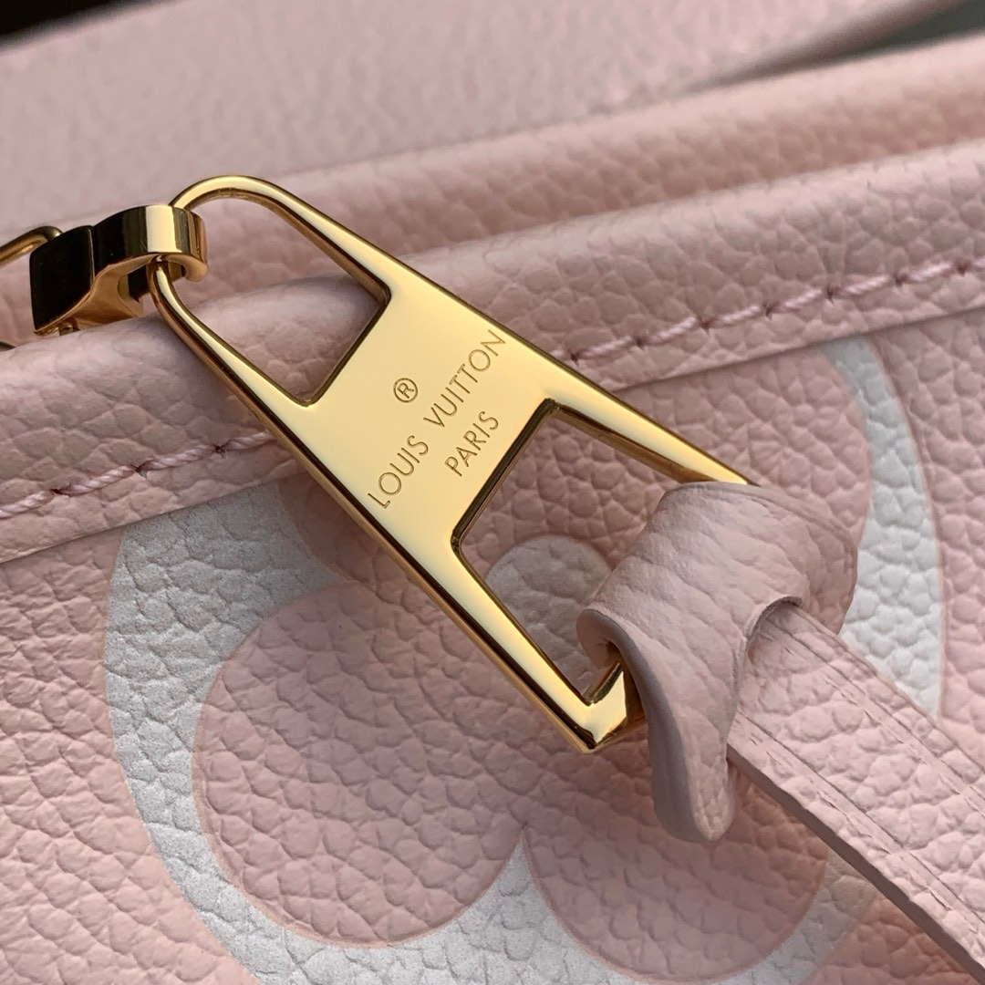 LV M14209 Louis Vuitton CarryAll PM Bicolor Monogram Empreinte Leather Pink | lv m14209 louis vuitton carryall pm bicolor monogram empreinte leather 06