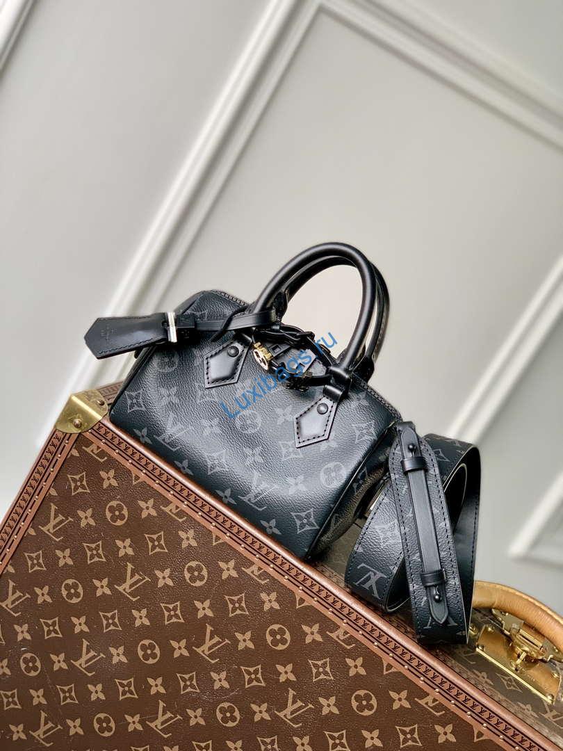 LV M24606 Louis Vuitton Nano SPEEDY 18 Monogram Black