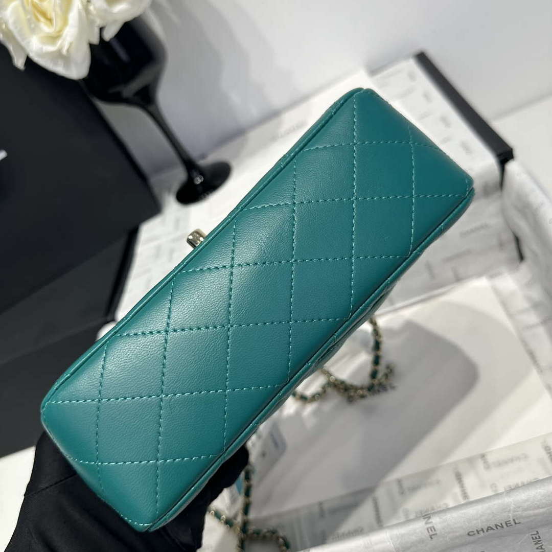 Chanel AS2431 Mini Classic Handbag With Top Handle Lambskin CC19002 | chanel as2431 mini classic handbag with top handle lambskin cc19001 17