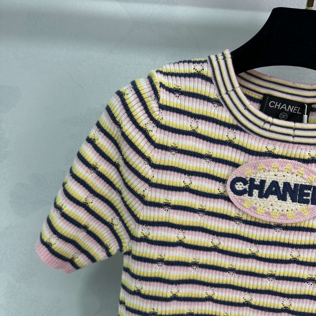 Chanel Women's Fashion Knitted T-shirt C81017 | chanel womens fashion knitted t shirt c81017 03