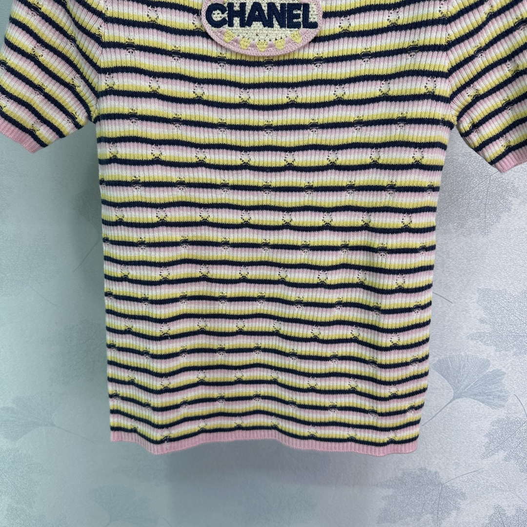 Chanel Women's Fashion Knitted T-shirt C81017 | chanel womens fashion knitted t shirt c81017 06