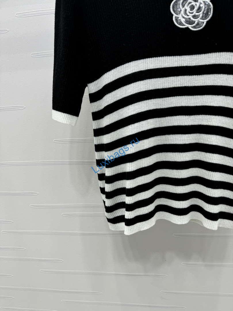 Chanel Women's Fashion Knitted T-shirt C81021 | chanel womens fashion knitted t shirt c81021 23