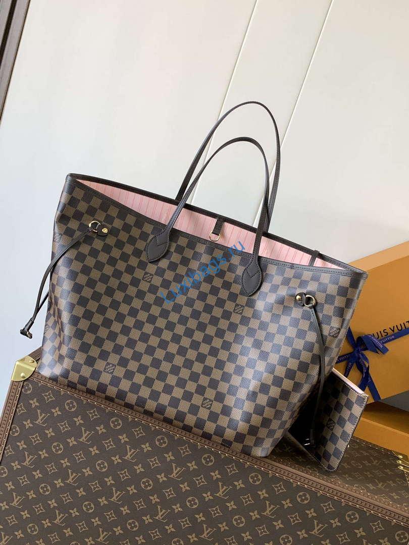Louis Vuitton LV N41602 Neverfull GM Damier Ebene coated canvas | louis vuitton lv n41602 neverfull gm damier ebene coated canvas 03