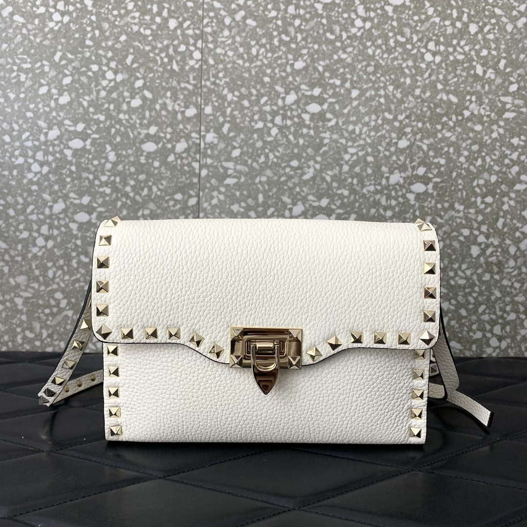 Valentino 5W2B0181VSF_0NO Small Rockstud Grainy Calfskin Crossbody Bag | valentino 5w2b0181vsf 0no small rockstud grainy calfskin crossbody bag 65