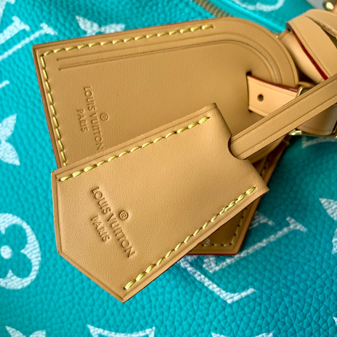 LV M11564 Louis Vuitton Speedy P9 Bandoulière 40 Bag Monogram Leather Lake Blue | lv m11564 louis vuitton speedy p9 bandouliere 40 bag monogram leather lake blue 05