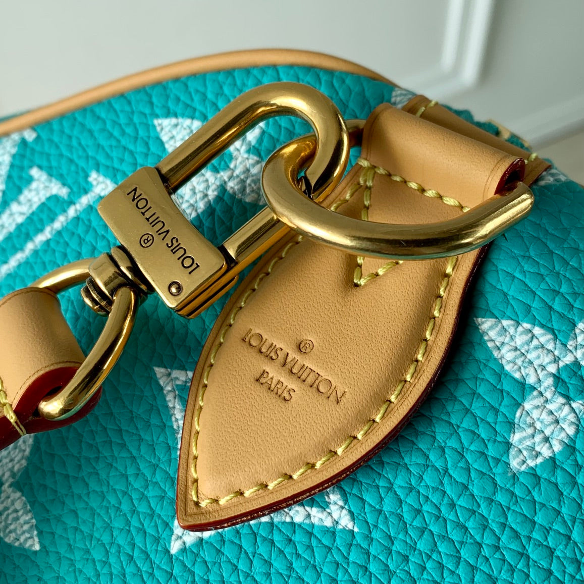 LV M11564 Louis Vuitton Speedy P9 Bandoulière 40 Bag Monogram Leather Lake Blue | lv m11564 louis vuitton speedy p9 bandouliere 40 bag monogram leather lake blue 06