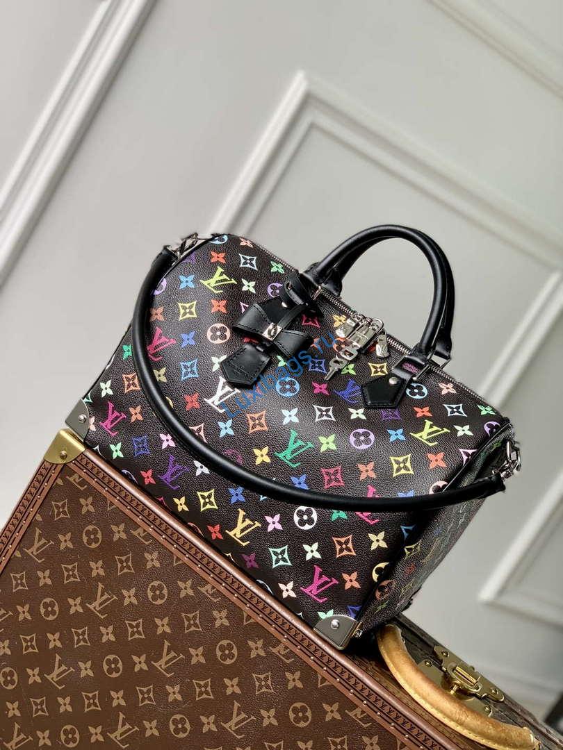LV M13257 Louis Vuitton LV x TM Speedy Soft 30 Bag Multicolored