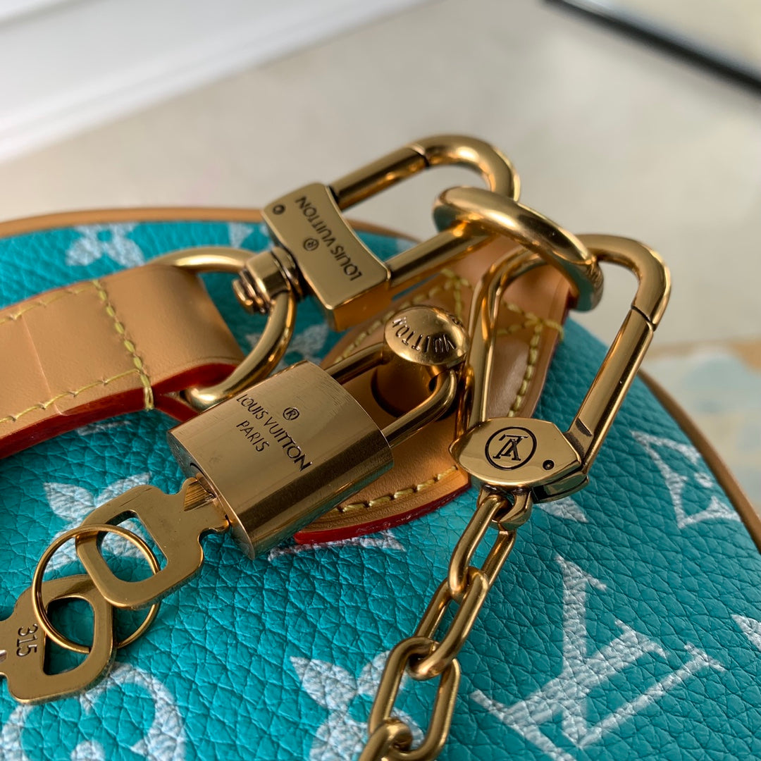 LV M21108 Louis Vuitton Speedy P9 Bandoulière 30 Bag Monogram Leather Fluorescent Lake Blue | lv m21108 louis vuitton speedy p9 bandouliere 30 bag monogram leather fluorescent lake blue 06