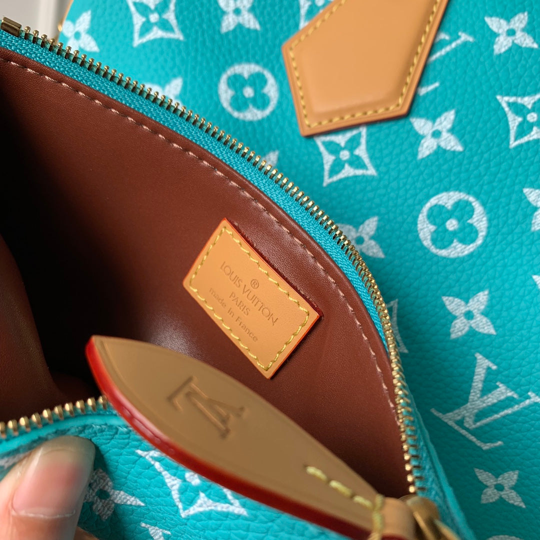 LV M21108 Louis Vuitton Speedy P9 Bandoulière 30 Bag Monogram Leather Fluorescent Lake Blue | lv m21108 louis vuitton speedy p9 bandouliere 30 bag monogram leather fluorescent lake blue 08