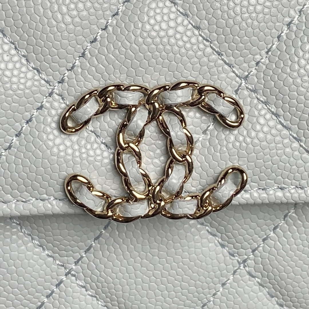 Chanel AP3238 Flap Chain Bag Light Blue Lambskin Gold With Handle Bag | chanel ap3238 flap chain bag light blue lambskin gold with handle bag 03