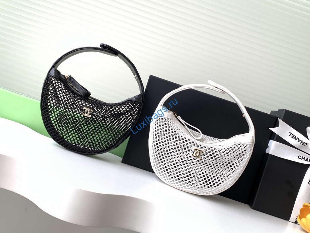 Chanel AP4575 25S Pouch Mesh Shiny Lambskin & Gold-Tone Metal Black | chanel ap4575 25s pouch mesh shiny lambskin gold tone metal black 10
