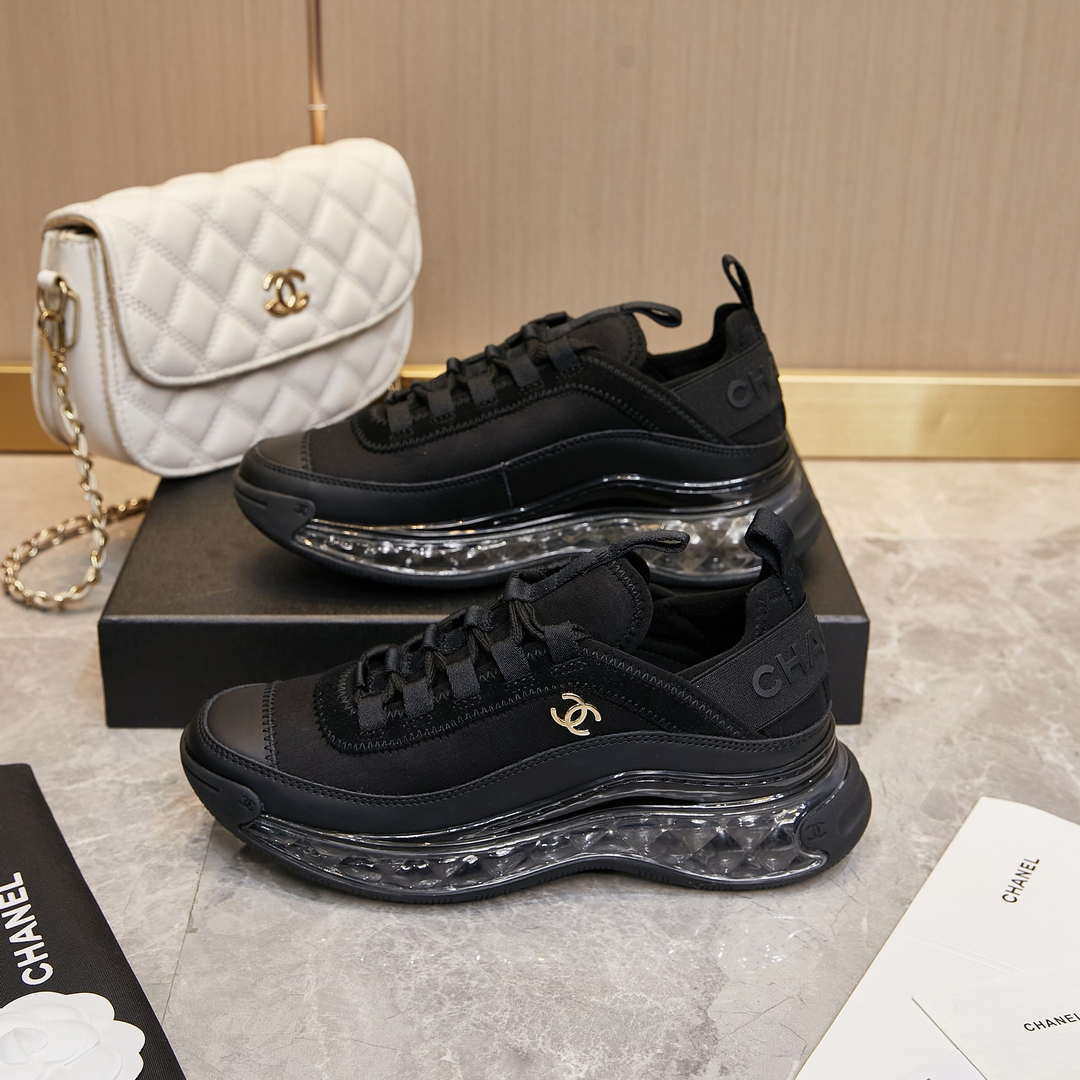 Chanel G39066 Men Women's Classic double C LOGO Trainer Sneaker C91342 | chanel g39066 men womens classic double c logo trainer sneaker c91341 014