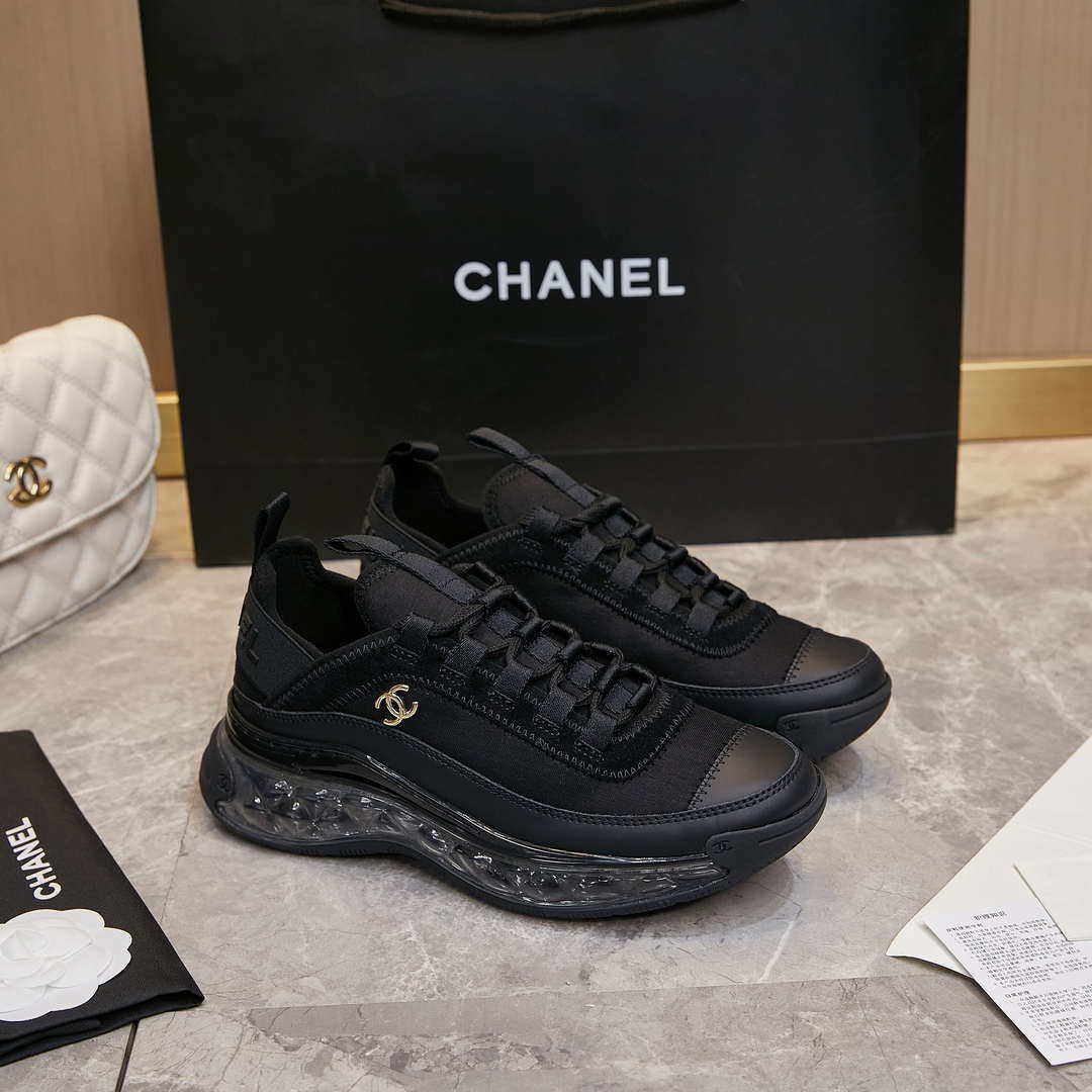 Chanel G39066 Men Women's Classic double C LOGO Trainer Sneaker C91342 | chanel g39066 men womens classic double c logo trainer sneaker c91341 020