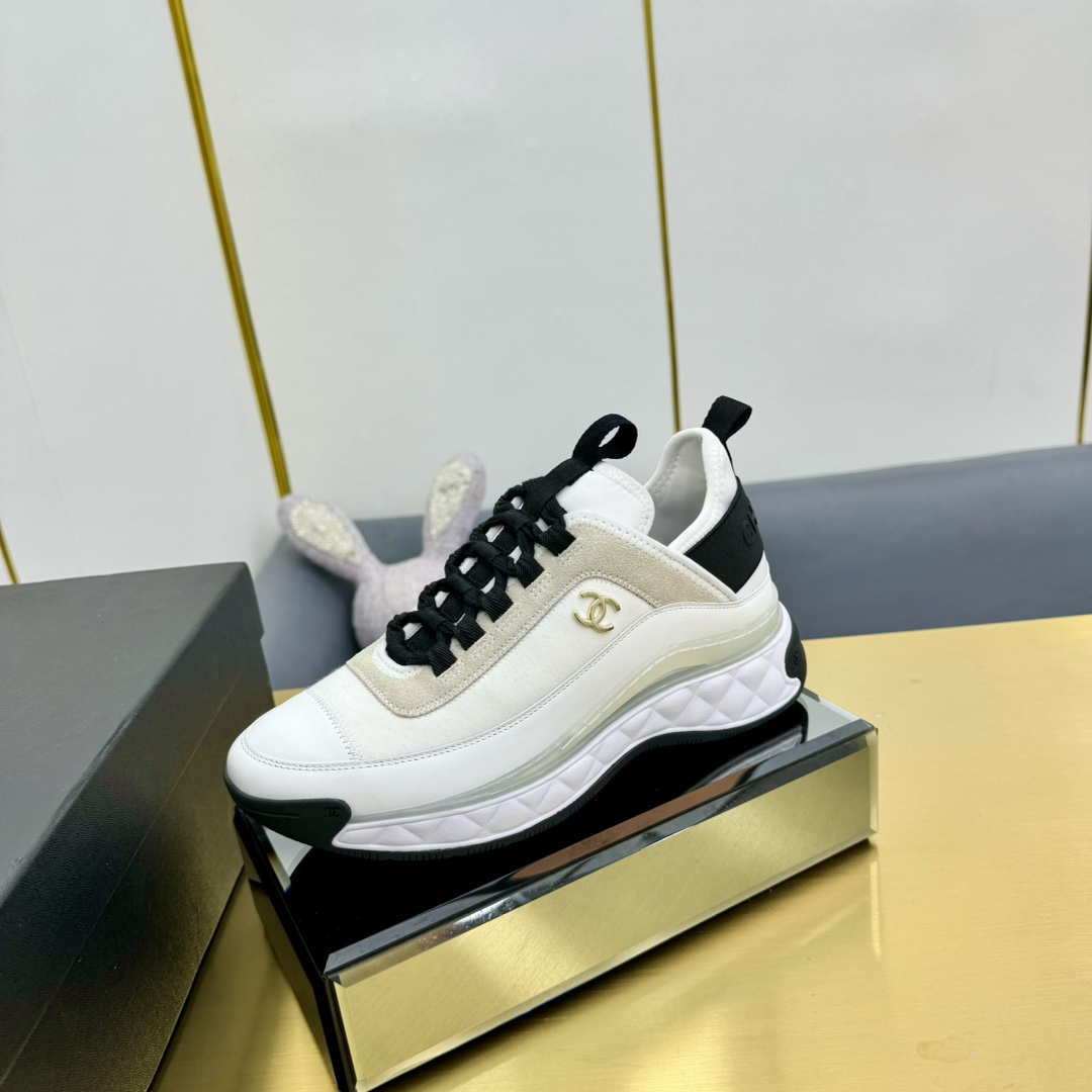Chanel G39066 Men Women's Classic double C LOGO Trainer Sneaker C91344 | chanel g39066 men womens classic double c logo trainer sneaker c91341 032