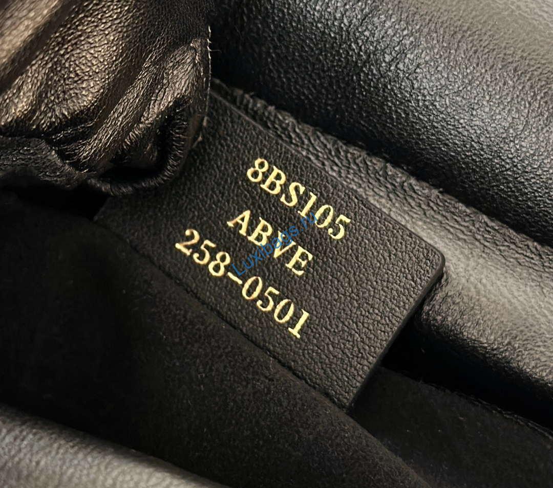 Fendi 8BR833AQ0DF1SK5 Mamma Baguette Medium Black nappa leather bag 8677M | fendi 8br833aq0df1sk5 mamma baguette medium black nappa leather bag 8677m 08