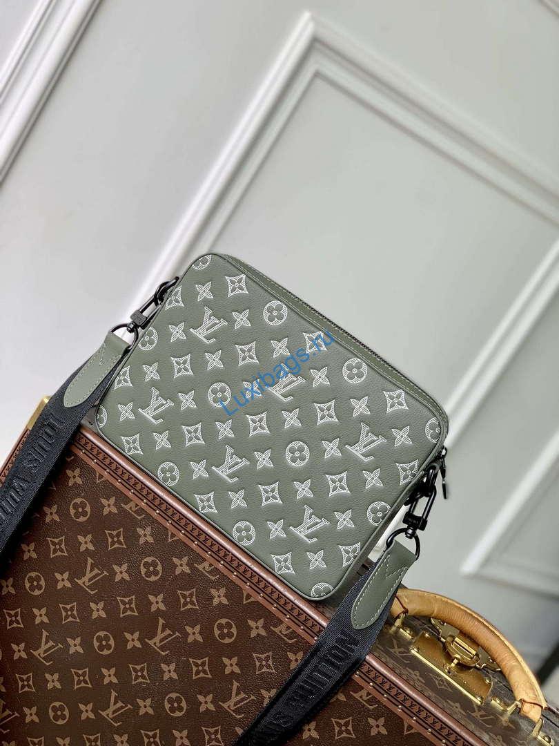 LV M12490 Louis Vuitton Trio Messenger Bag Olive Green | lv m12508 louis vuitton trio messenger bag olive green 3