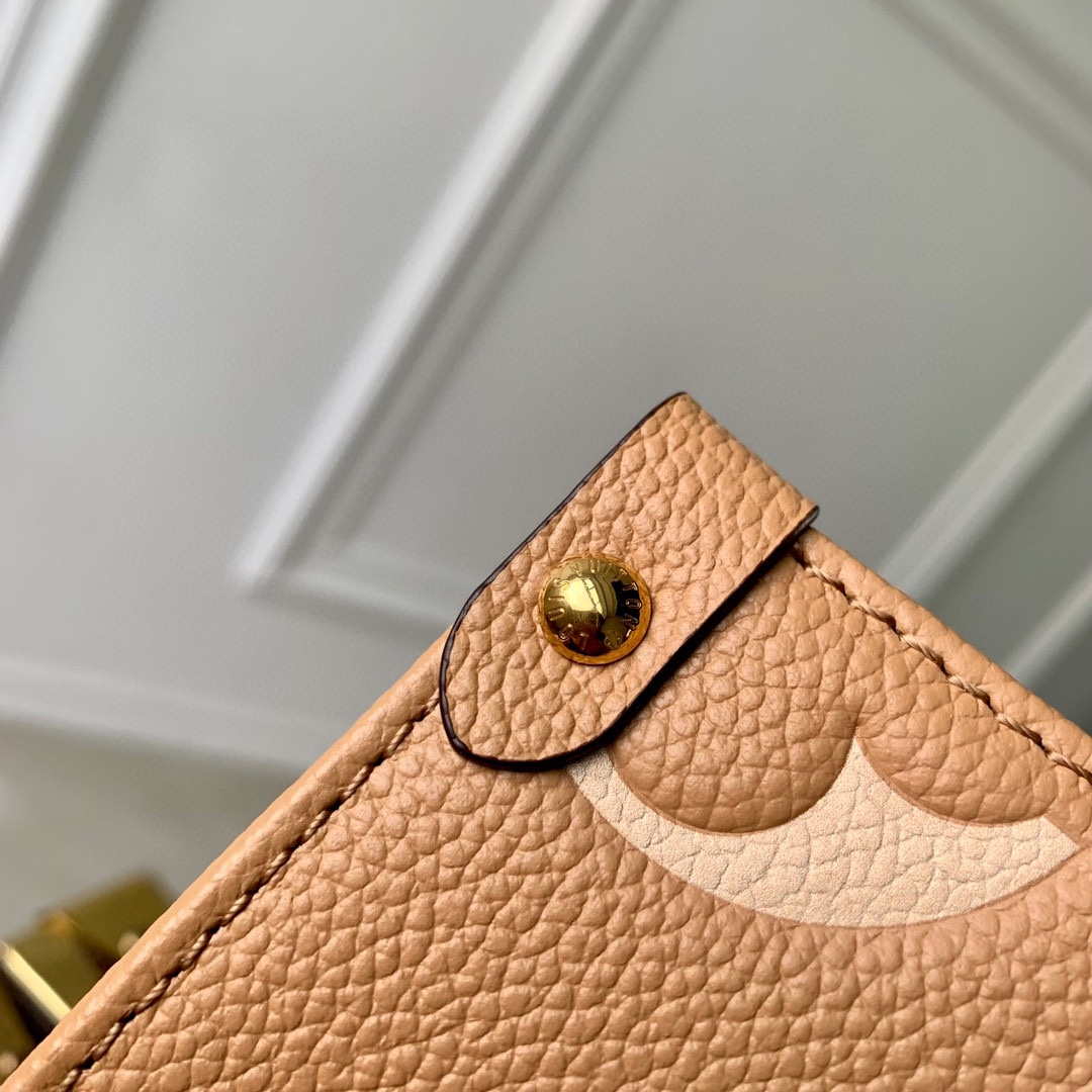 LV M12513 Louis Vuitton Onthego Pm Bag M45779 leather Light Brown | lv m12513 louis vuitton onthego pm bag m45779 leather light brown 007