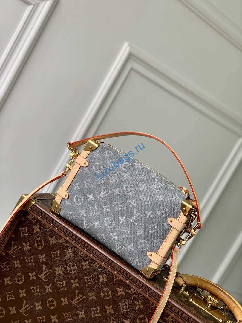 LV M13285 Louis Vuitton Side Trunk MM Bag Washed Gray | lv m13285 louis vuitton side trunk mm bag washed gray 3