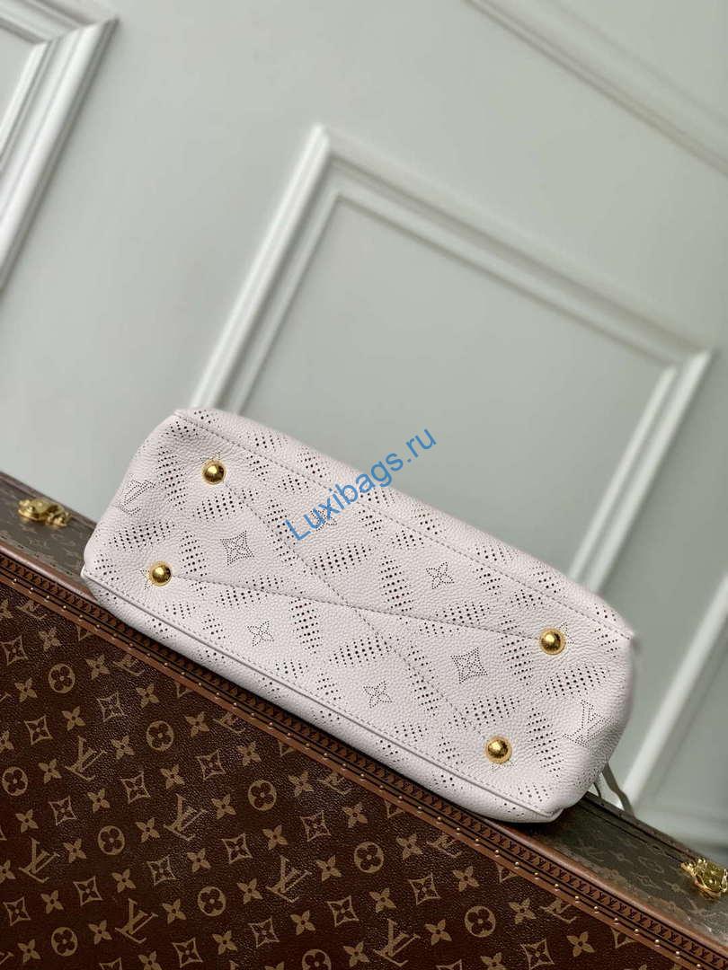 LV M13838 Louis Vuitton Bella Tote Mahina Bag Pink/Gray | lv m13838 louis vuitton bella tote bag pink gray 4