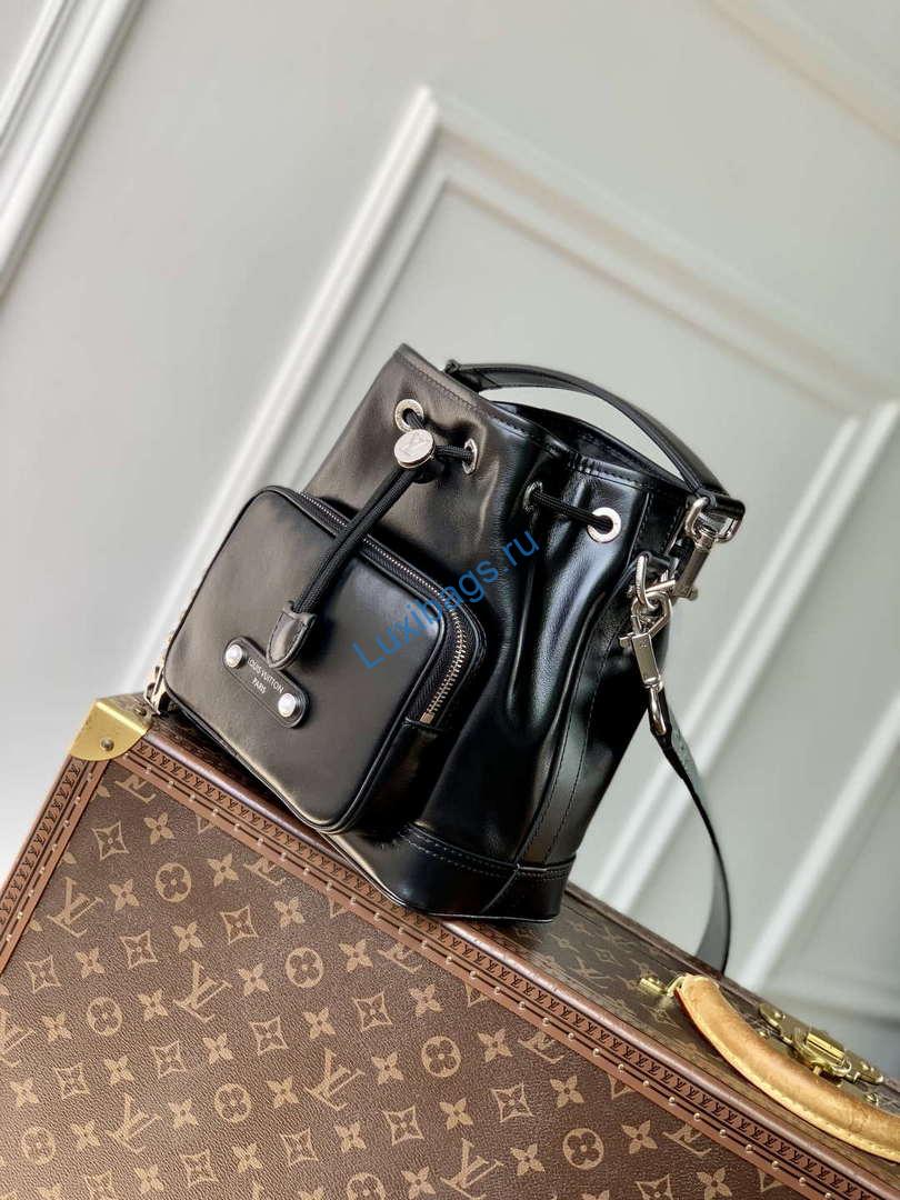 LV M13985 Louis Vuitton Noé Cargo Small Bucket-style Bag Black | lv m13985 louis vuitton noe cargo small bucket style bag black 2