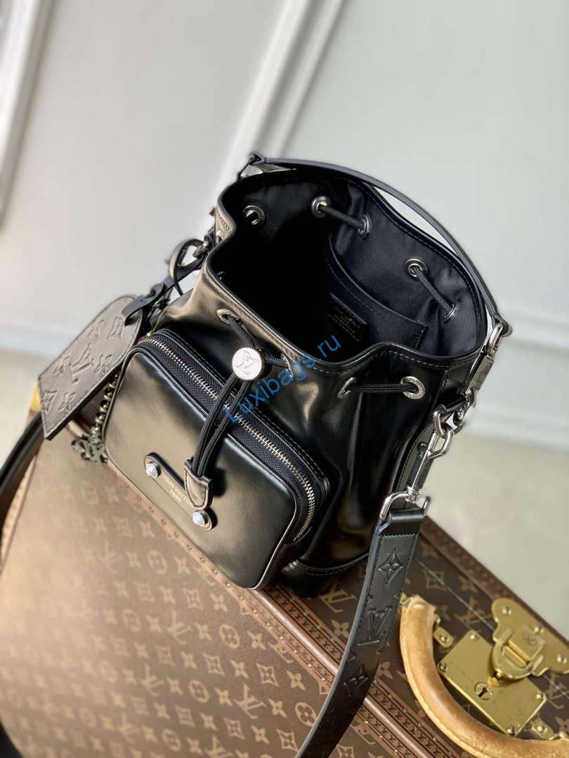 LV M13985 Louis Vuitton Noé Cargo Small Bucket-style Bag Black | lv m13985 louis vuitton noe cargo small bucket style bag black 9