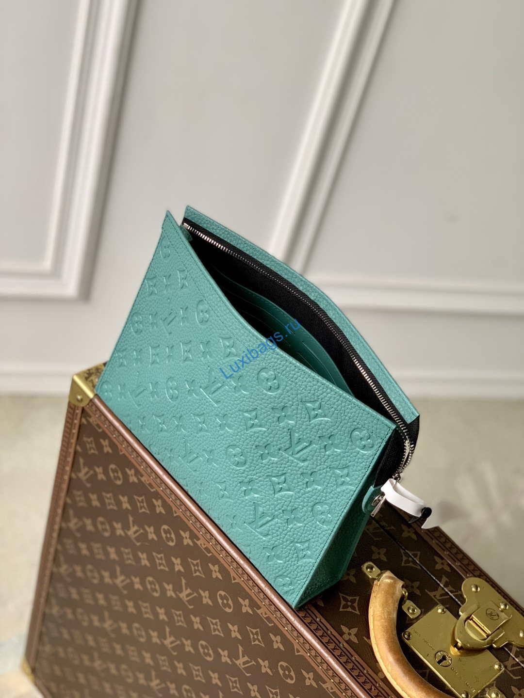 LV M13666 Louis Vuitton Pochette Voyage MM Bag new Green | lv m14011 louis vuitton pochette voyage mm bag new green 009