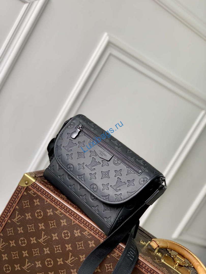 LV M14874 Louis Vuitton Pulse Messenger Bag Black | lv m14874 louis vuitton m14794 pulse messenger bag black 2