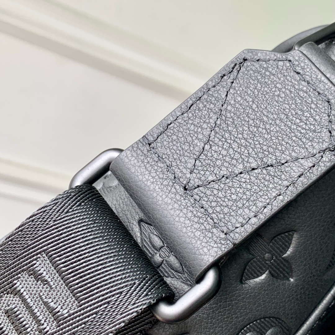 LV M14874 Louis Vuitton Pulse Messenger Bag Black | lv m14874 louis vuitton m14794 pulse messenger bag black 7