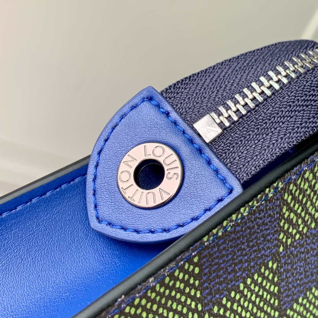 LV N00145 Louis Vuitton Pochette Voyage MM Bag Damier Graphite Canvas | lv m61692 louis vuitton pochette voyage mm bag damier graphite canvas 6