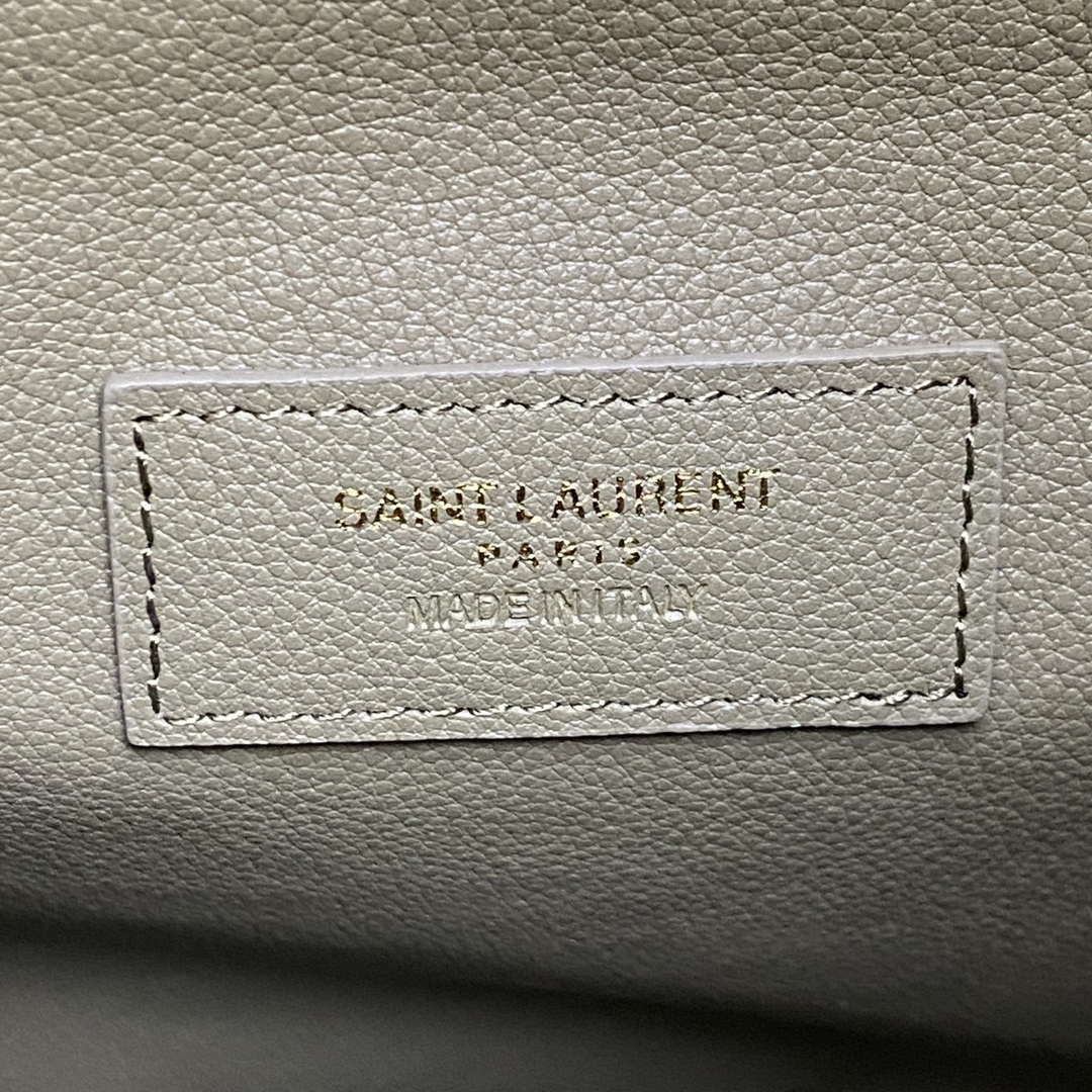 YSL 753837 Le 5 À 7 Supple Large In Smooth Leather Green | ysl 753837 le 5 a 7 supple large in smooth leather green 09