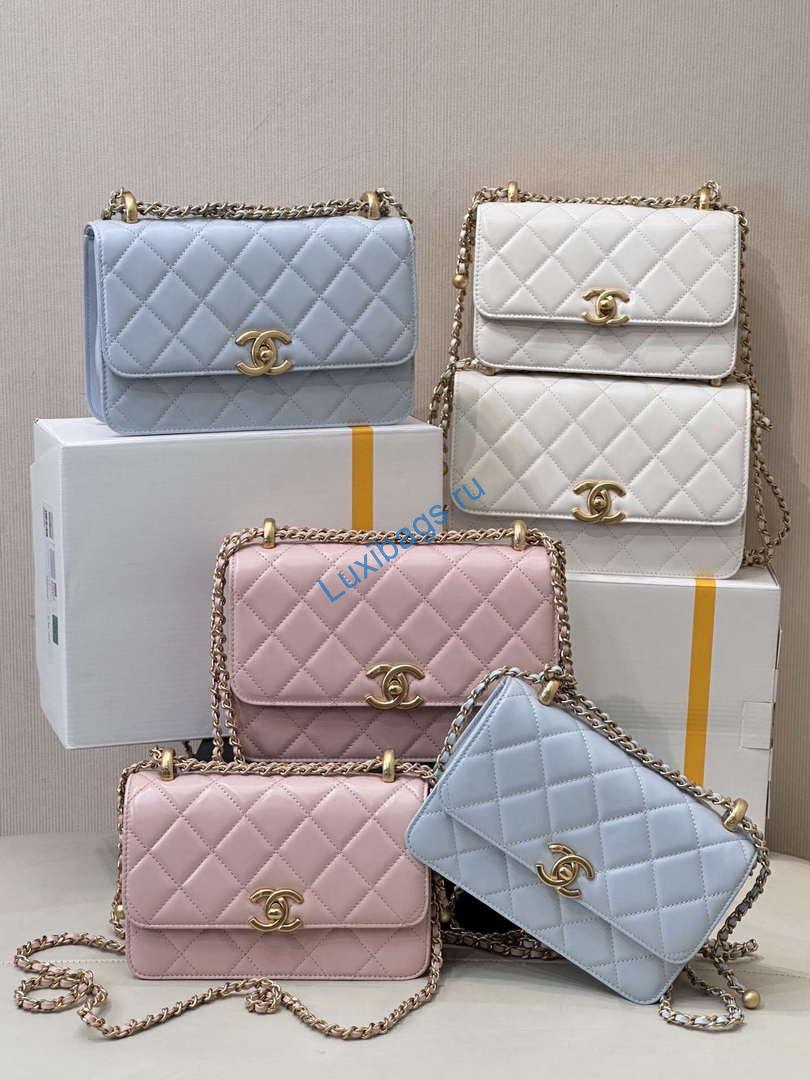 chanel as2649 woc wallet on chain calfskin bag pink 1 Chanel AS2649 Woc Wallet on Chain Calfskin Bag Pink | chanel as2649 woc wallet on chain calfskin bag blue 01