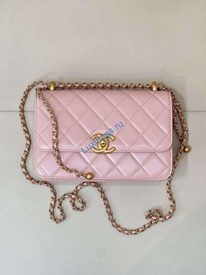 chanel as2649 woc wallet on chain calfskin bag pink 6 Chanel AS2649 Woc Wallet on Chain Calfskin Bag Pink | chanel as2649 woc wallet on chain calfskin bag pink 06