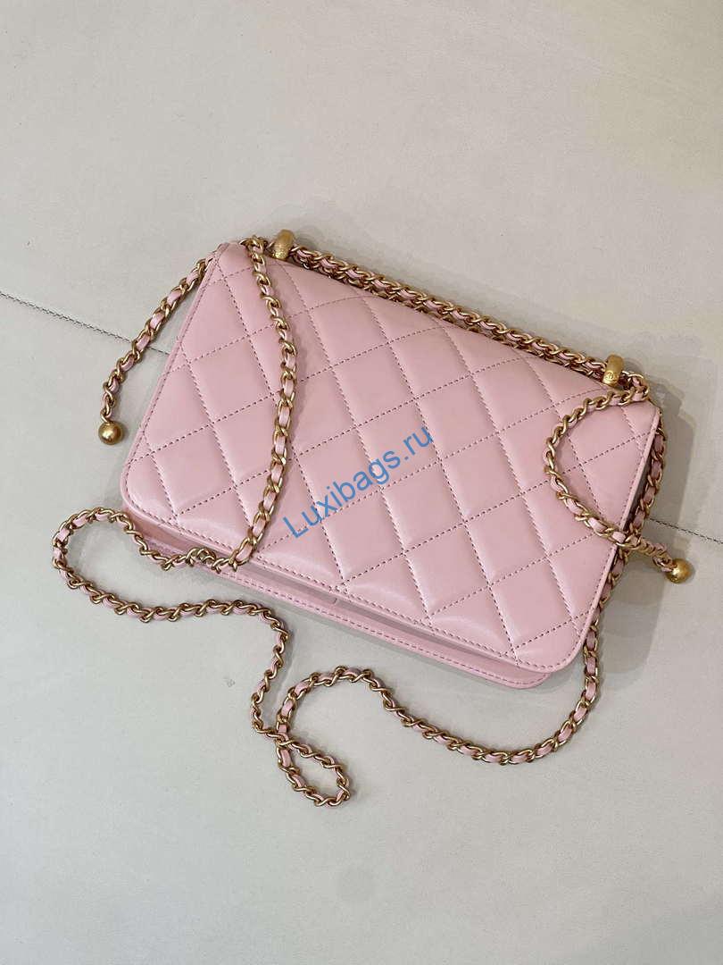 chanel as2649 woc wallet on chain calfskin bag pink 9 Chanel AS2649 Woc Wallet on Chain Calfskin Bag Pink | chanel as2649 woc wallet on chain calfskin bag pink 09